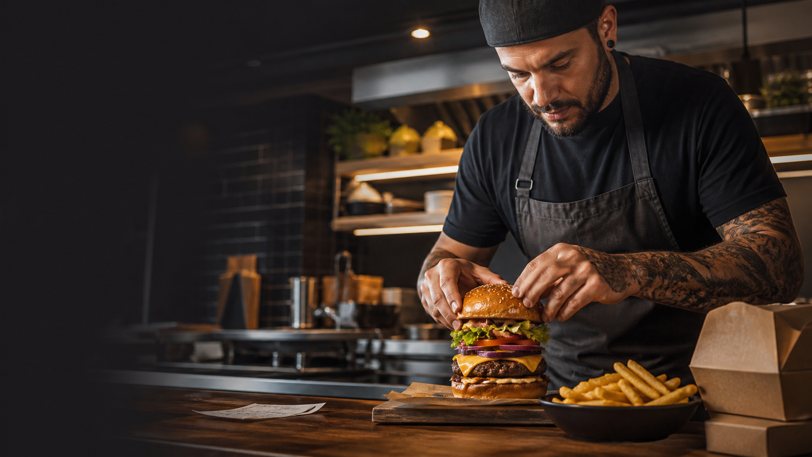 Para hamburguerias usando o Foodiz