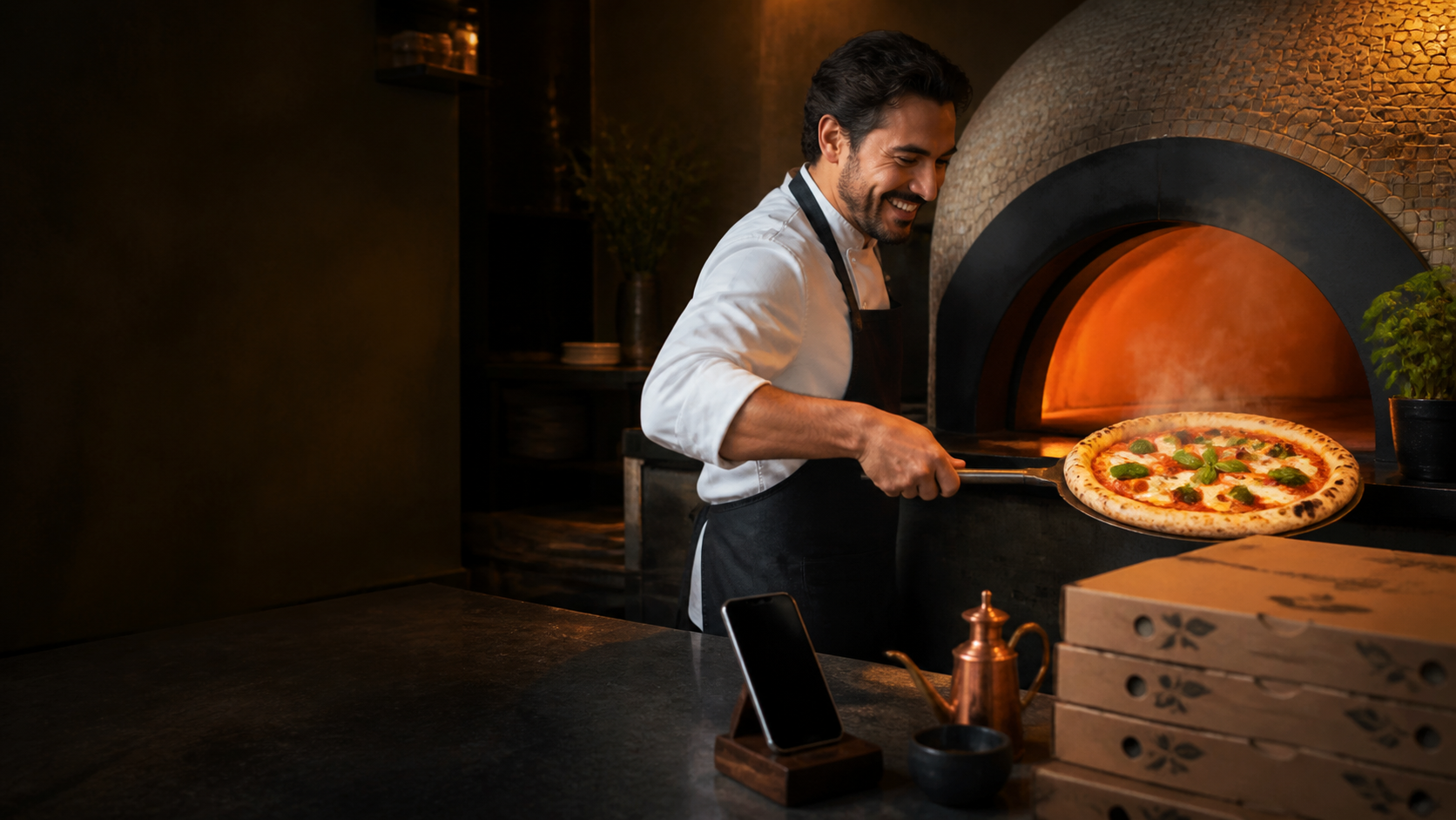 Para pizzarias usando o Foodiz